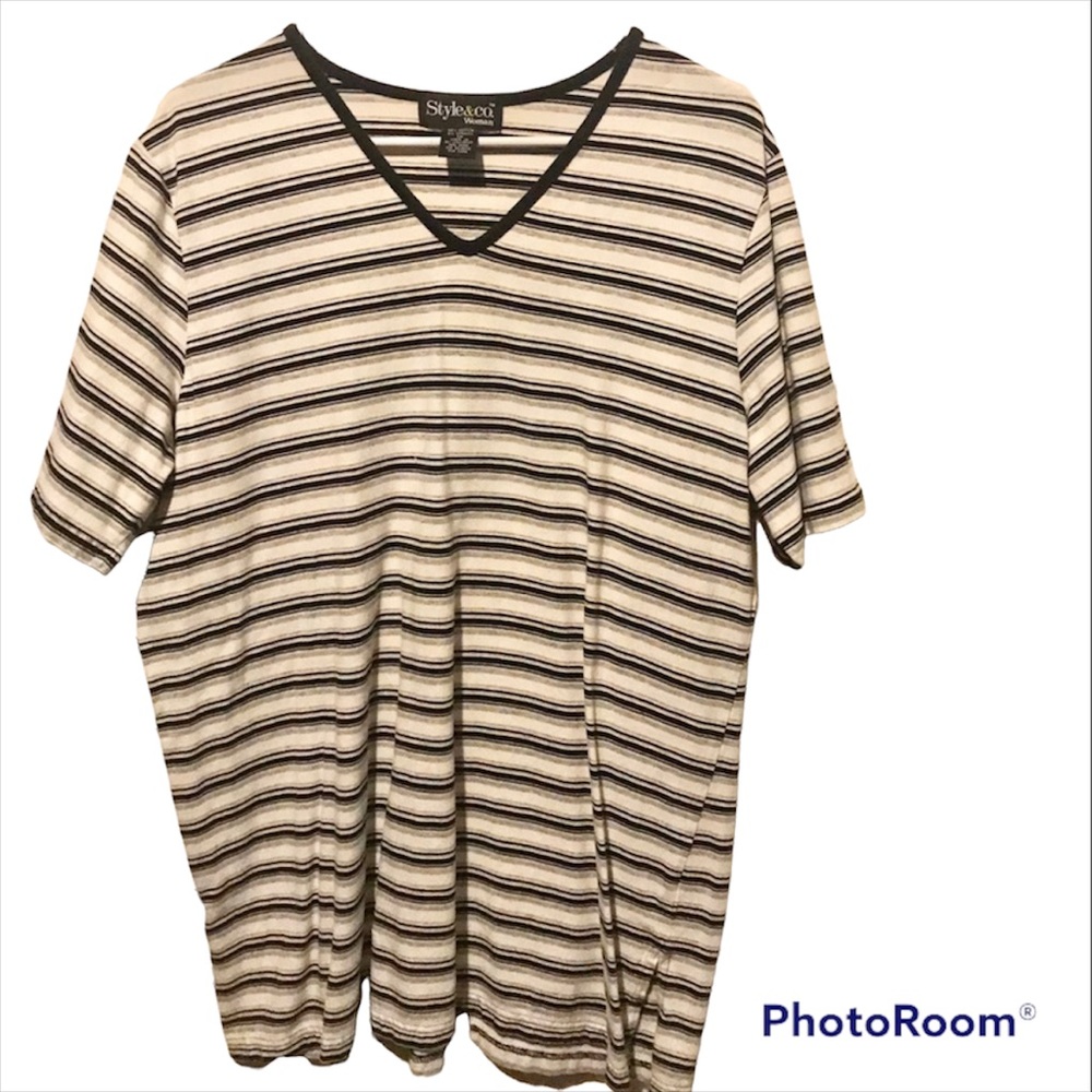 Style & Co Striped Shirt